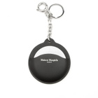 Maison Margiela Women's Circle Keyring in Black 
