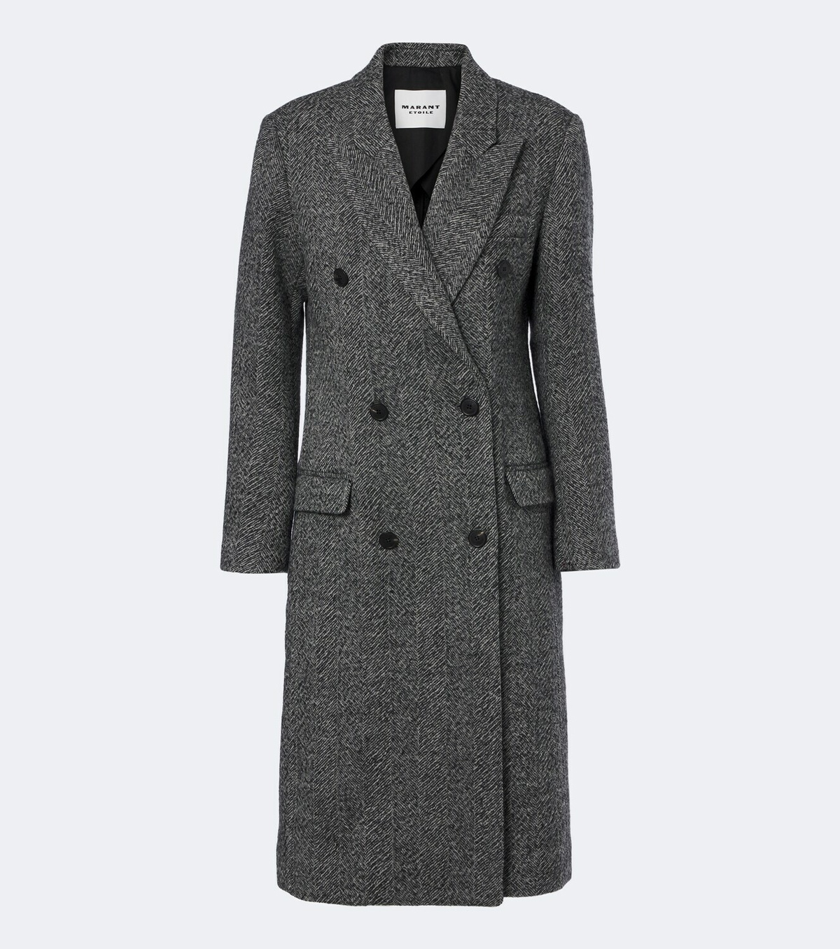 Marant Etoile Vamara wool and cotton-blend coat