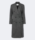 Marant Etoile Vamara wool and cotton-blend coat
