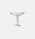 Louise Roe Tall stainless steel champagne coupe glass