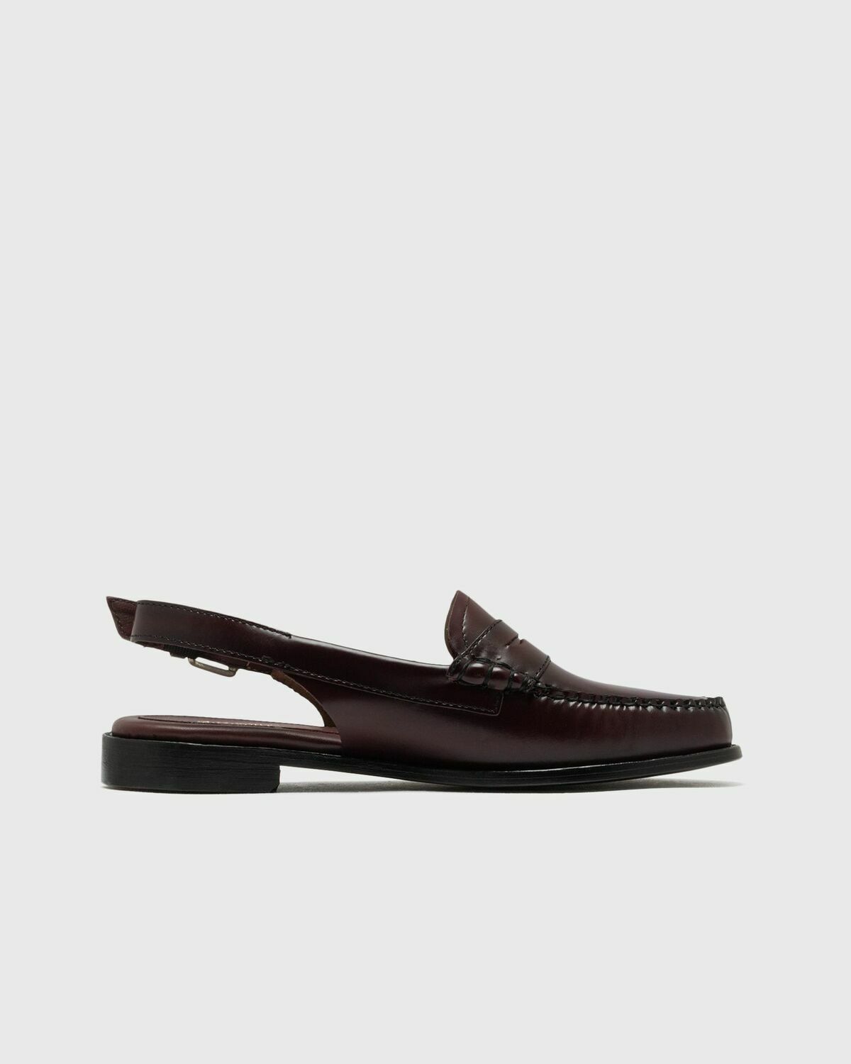 G H Bass WEEJUN Penny Sling Red Womens Casual Shoe