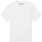 Palm Angels Mock Neck Oversized Logo Tee