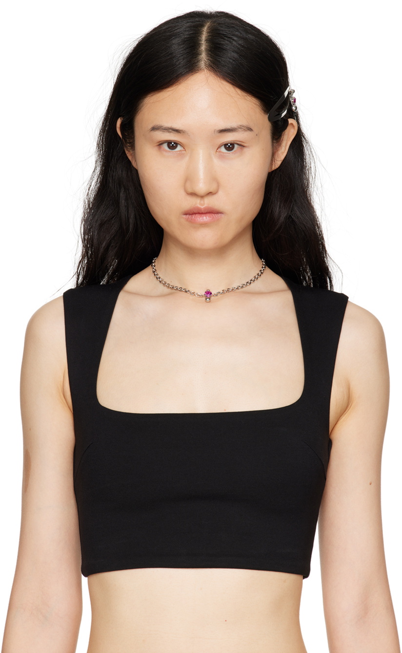 Justine Clenquet Silver Nate Choker Justine Clenquet