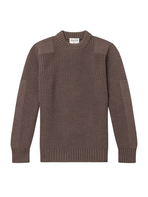 Photo: S.N.S. Herning - Robust Wool Sweater - Brown