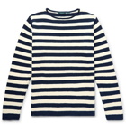 Incotex - Striped Cotton Sweater - Navy