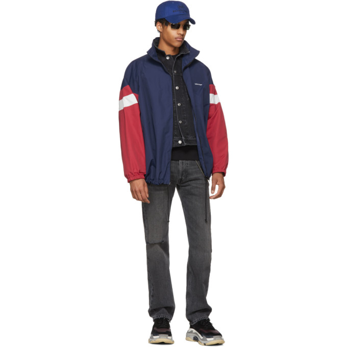 Balenciaga 2024 denim windbreaker