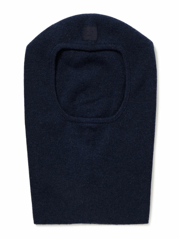 Photo: Acne Studios - Kalas Logo-Appliquéd Wool and Yak-Blend Balaclava
