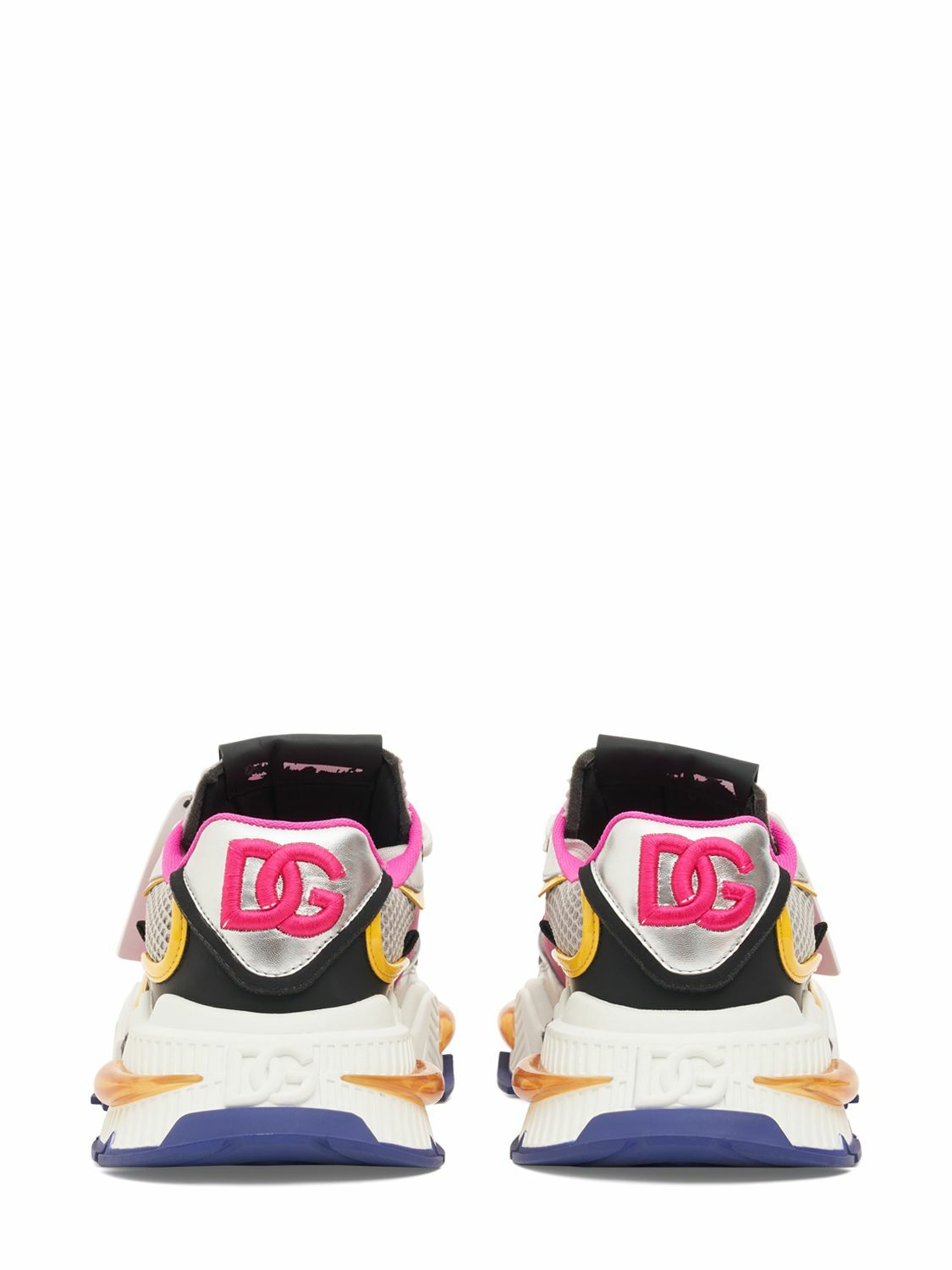 DOLCE & GABBANA - Air Master Mesh & Leather Sneakers Dolce