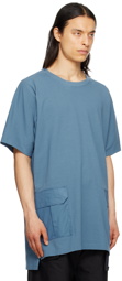 Y-3 Blue Cargo Pocket T-Shirt