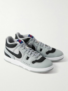 Nike - Mac Attack QS Leather and Mesh Sneakers - Gray