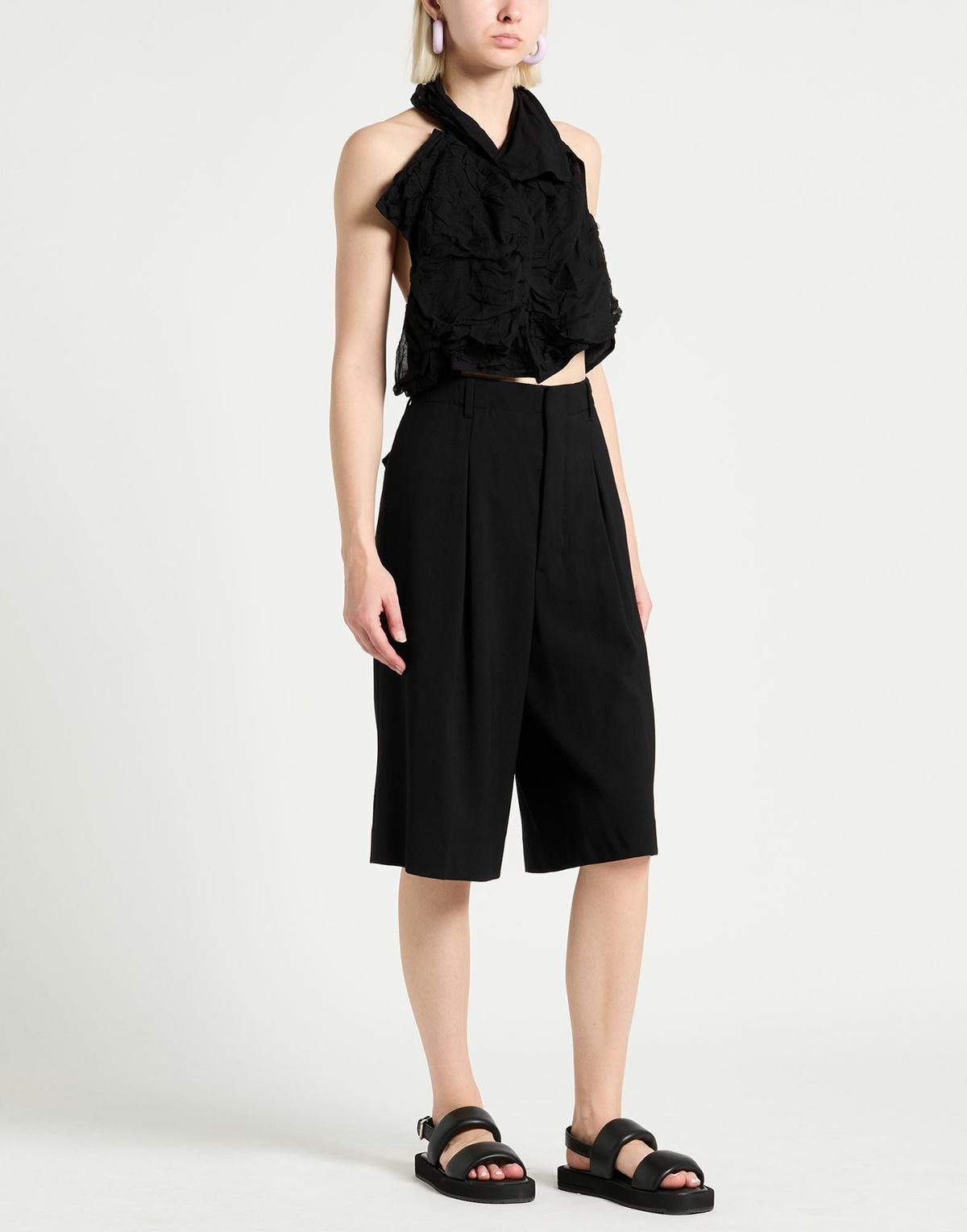 Yohji Yamamoto Womens Top in Black
