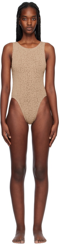 Photo: Bond-Eye Beige Guinness One-Piece Swimsuit