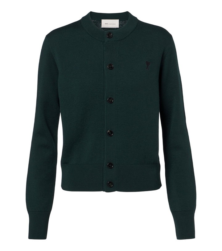 Photo: Ami Paris Ami de Cœur wool cardigan