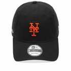 New Era New York Mets Washed Script 9Twenty Cap in Black 