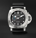 Panerai - Luminor Submersible 1950 3 Days Automatic 47mm Titanium and Rubber Watch - Black