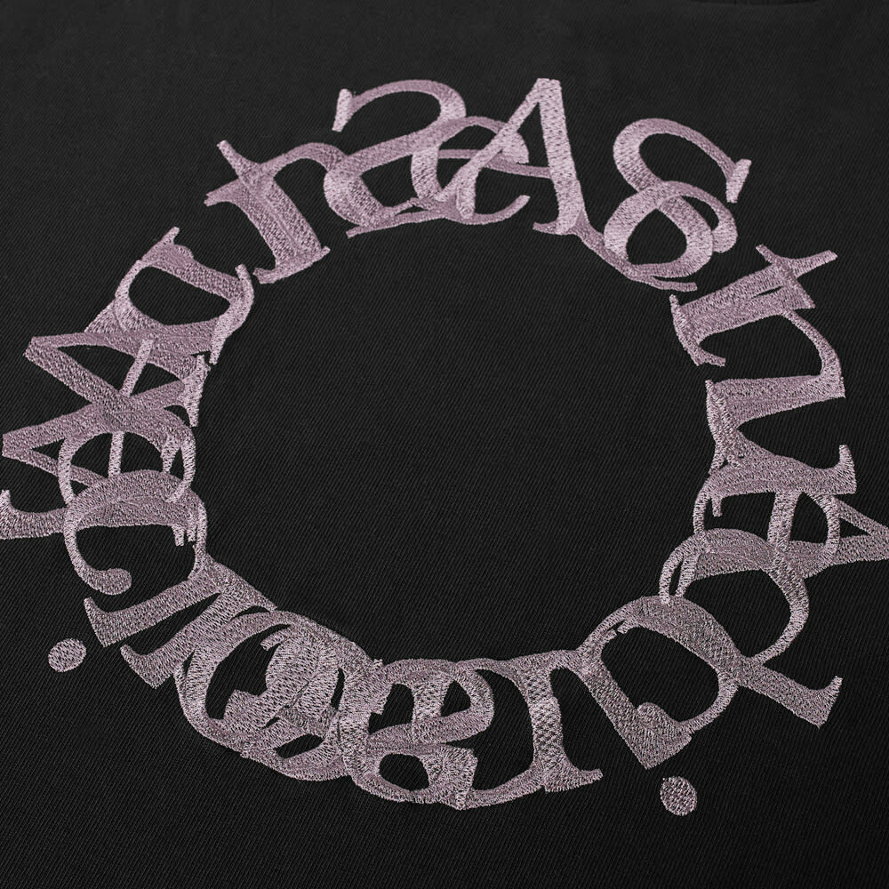 Acne Studios Men's Edlund Circle Logo T-Shirt in Black Acne Studios