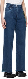 Song for the Mute Navy Boyfriend Jeans