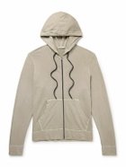 James Perse - Cotton-Jersey Zip-Up Hoodie - Neutrals