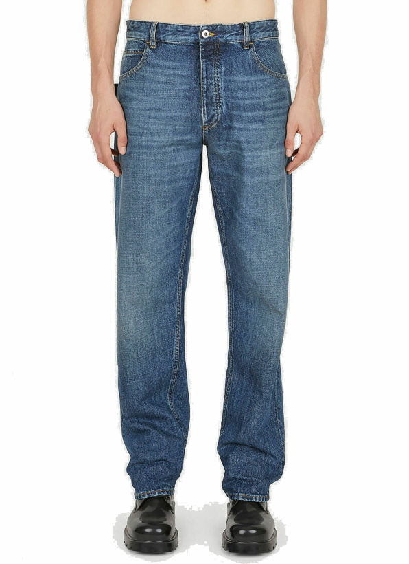 Photo: Straight Leg Jeans in Blue