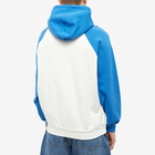 Sunnei Men's Raglan Popover Hoody in Dust/Blue