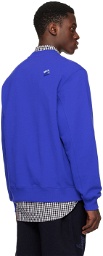 ADER error Blue Patch Sweatshirt