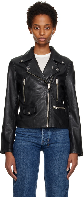 Photo: Ksubi Black Amplify Leather Jacket
