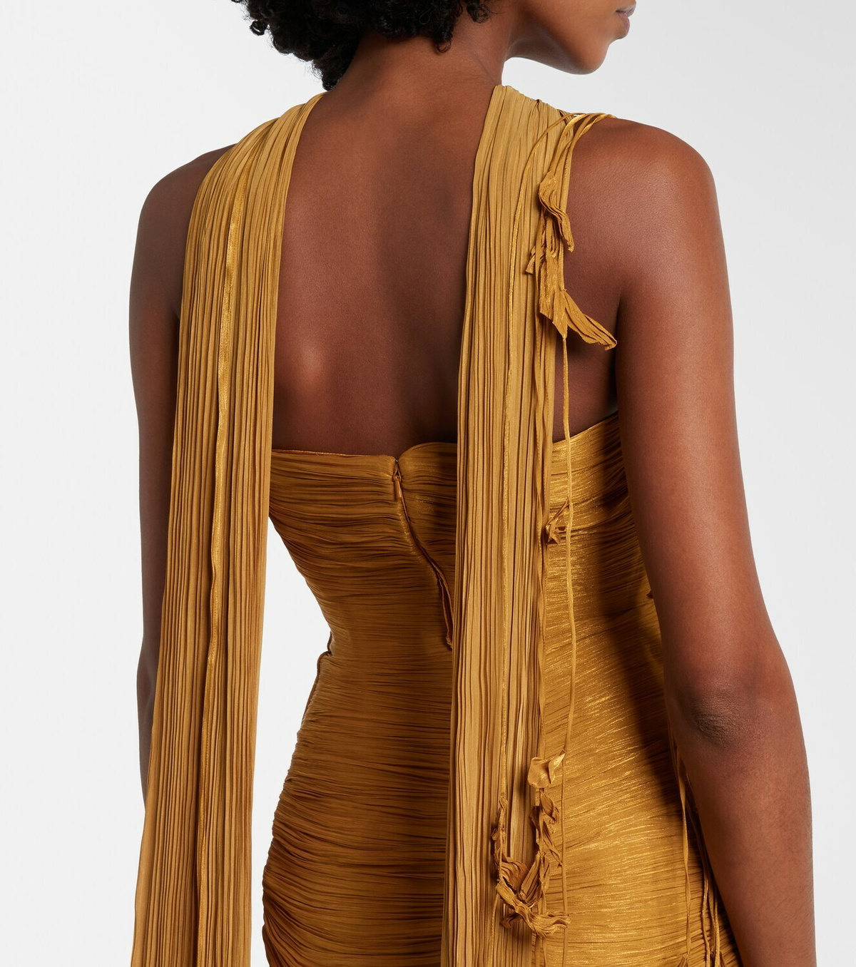 Marmar Halim Peplum ruched gown