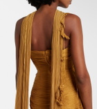 Marmar Halim Peplum ruched gown