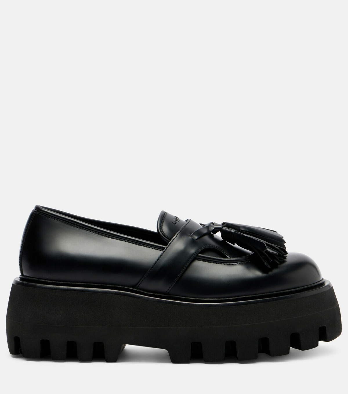 McQueen Sofa leather platform loafers