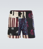 Dries Van Noten - Phibbs printed swim trunks