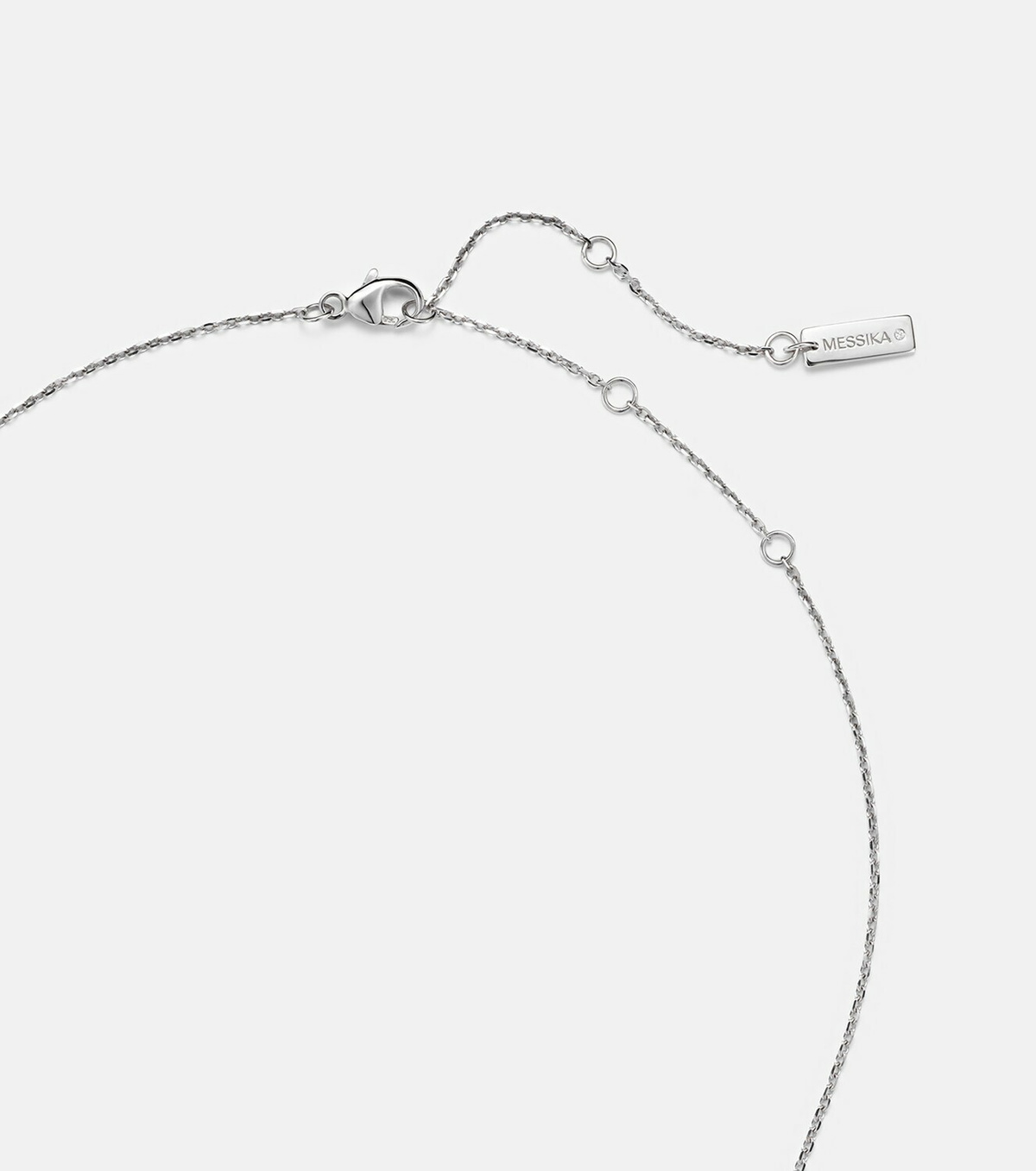 Messika Baby Move 18kt white gold necklace with diamonds