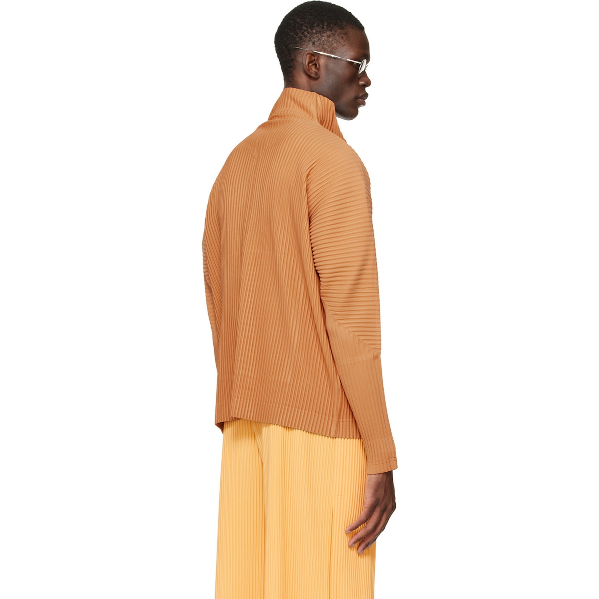 HOMME PLISSÉ ISSEY MIYAKE Orange Monthly Colors March Sweater