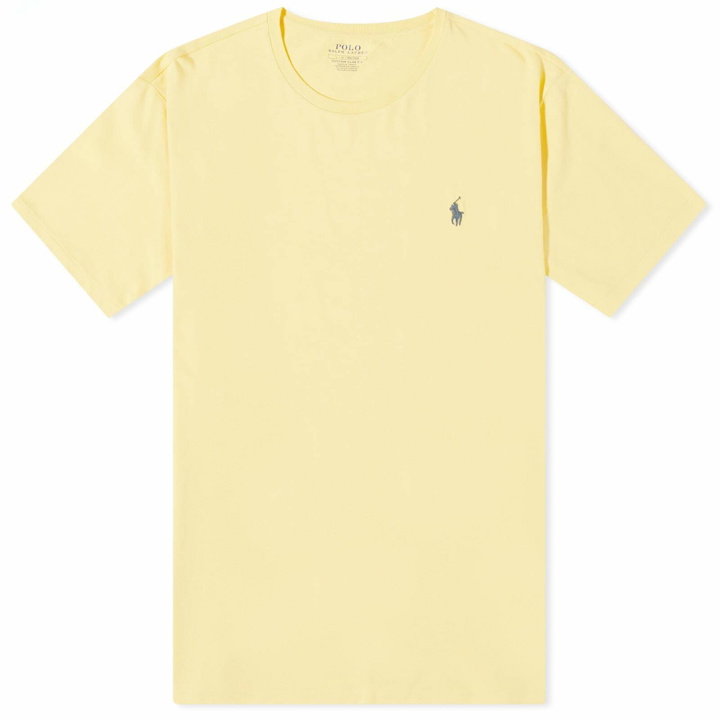 Photo: Polo Ralph Lauren Men's Custom Fit T-Shirt in Fall Yellow