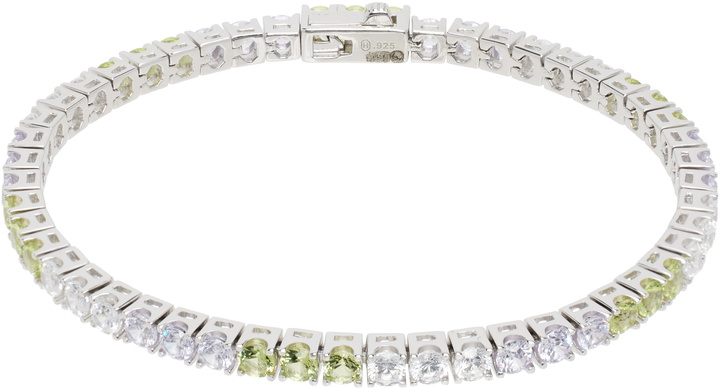Photo: Hatton Labs Silver & Multicolor Classic Tennis Bracelet