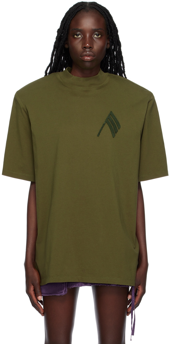 The Attico Brown Kilie T Shirt The Attico