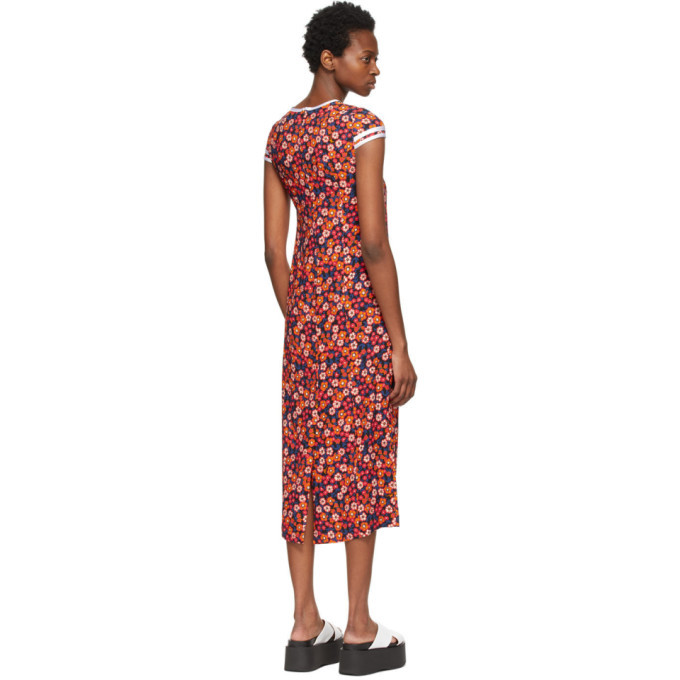 Marni Black Pop Garden Print Dress Marni