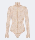 Valentino Sheer lace bodysuit