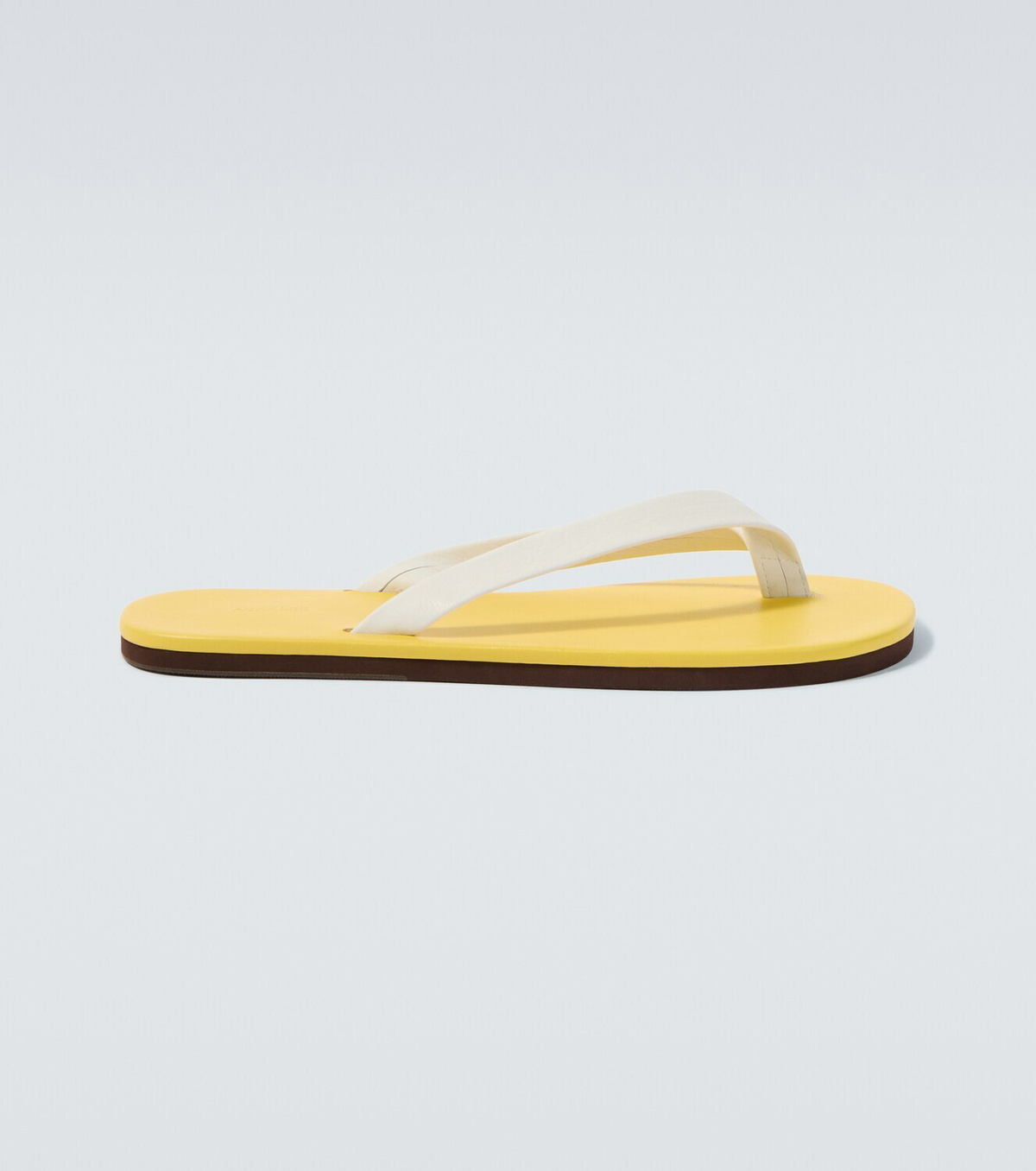Auralee Leather thong sandals