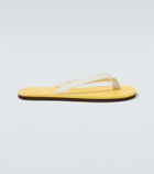 Auralee Leather thong sandals