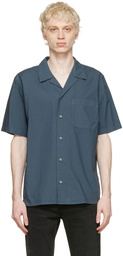 FRAME Navy Cotton Shirt