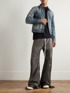 DRKSHDW by Rick Owens - Distressed Denim Trucker Jacket - Blue