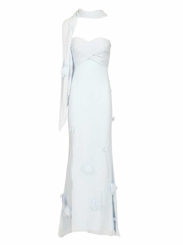 Photo: self-portrait Georgette Maxi Dress