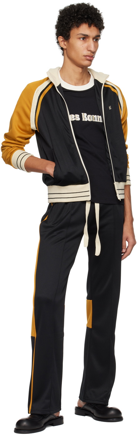 【定価7.2万】WALESBONNER PERCUSSION TRACK TOP Wales Bonner SSENSE Exclusive Black Percussion Track Jacket Wales