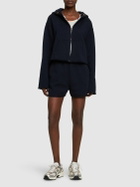 LES TIEN - Cropped Zip-up Hoodie