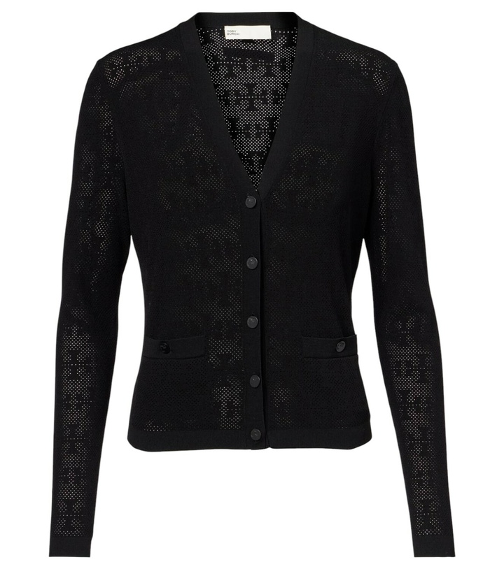 Photo: Tory Burch T Monogram jacquard cardigan