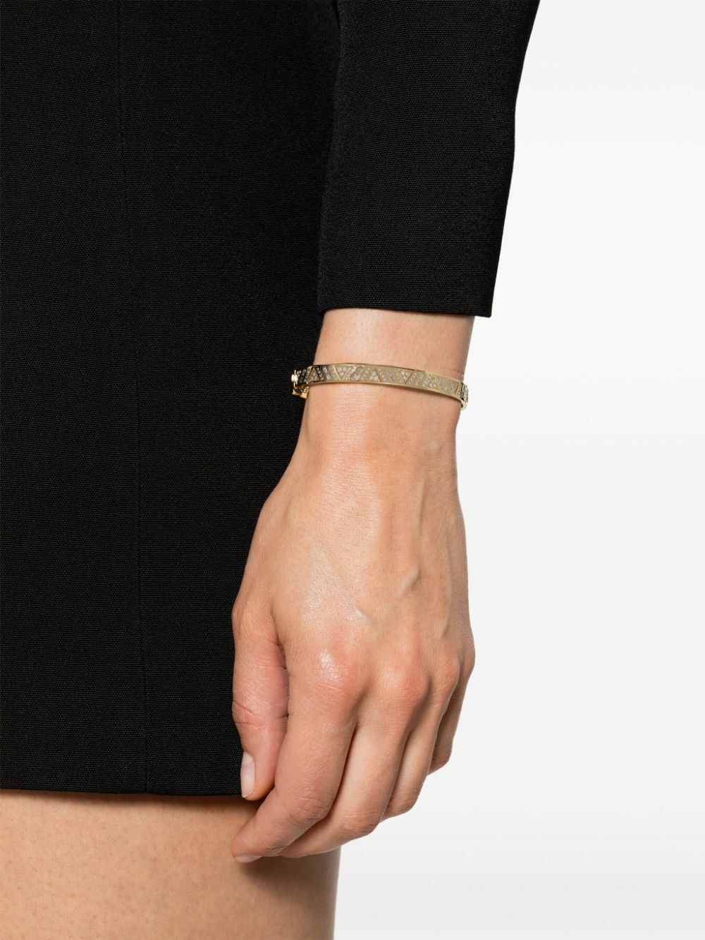 Harwell Godfrey 18K Yellow Gold Stardust Diamond Bangle Bracelet