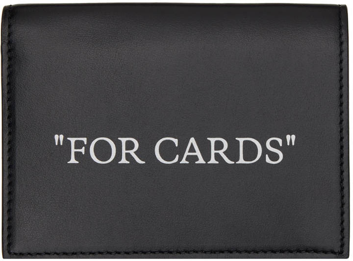 Photo: Off-White Black Quote Bookish Card Holder