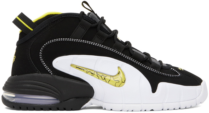 Photo: Nike Black & Yellow Air Max Penny Sneakers