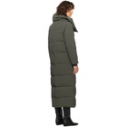 Paloma Wool Khaki Long Pruit Down Coat