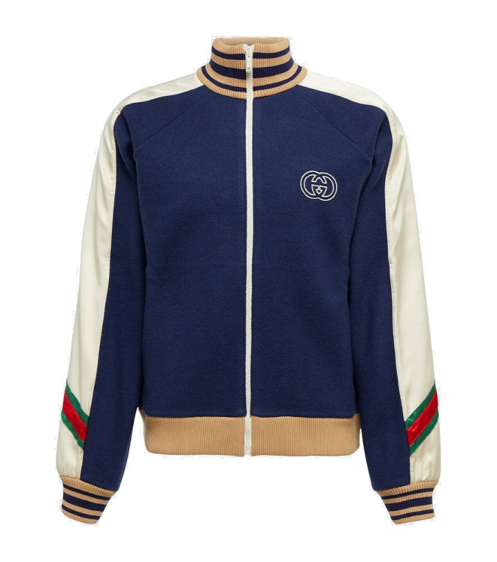 Photo: Gucci - Interlocking G wool jersey track jacket